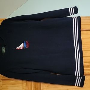 Nautical Ralph Lauren cotton sweater large